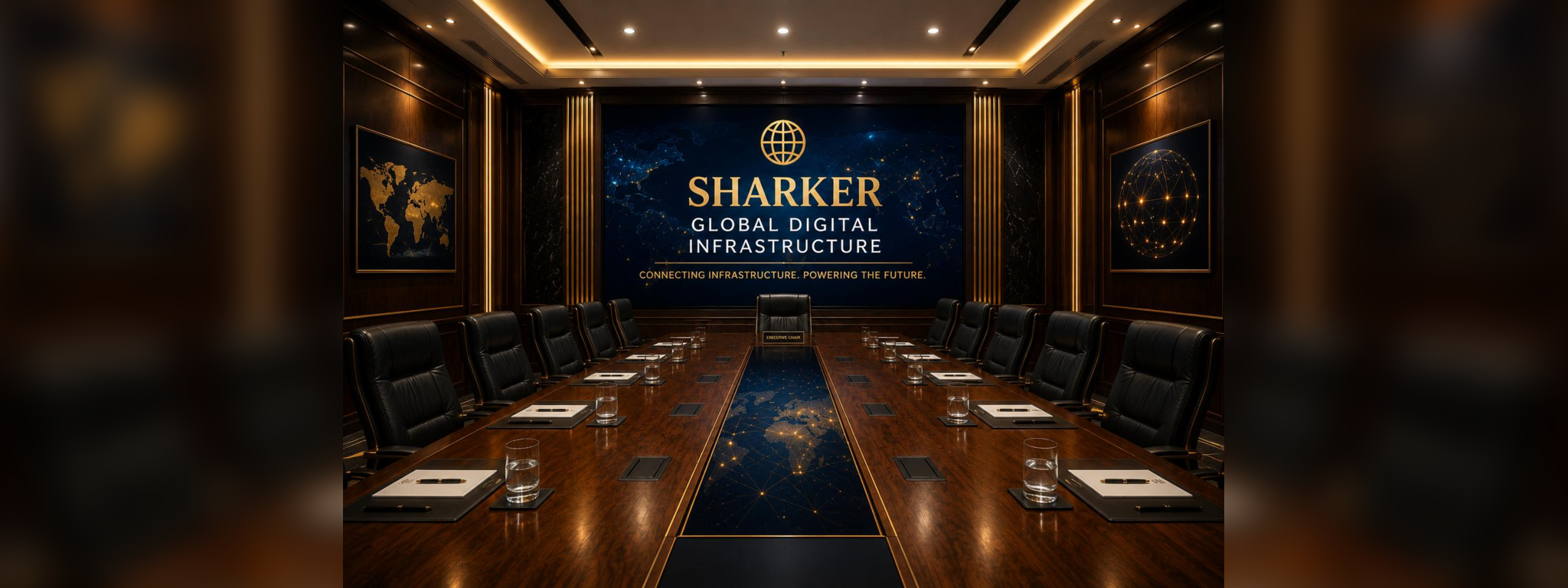 A formal boardroom representing corporate governance, leadership oversight, and accountable direction
