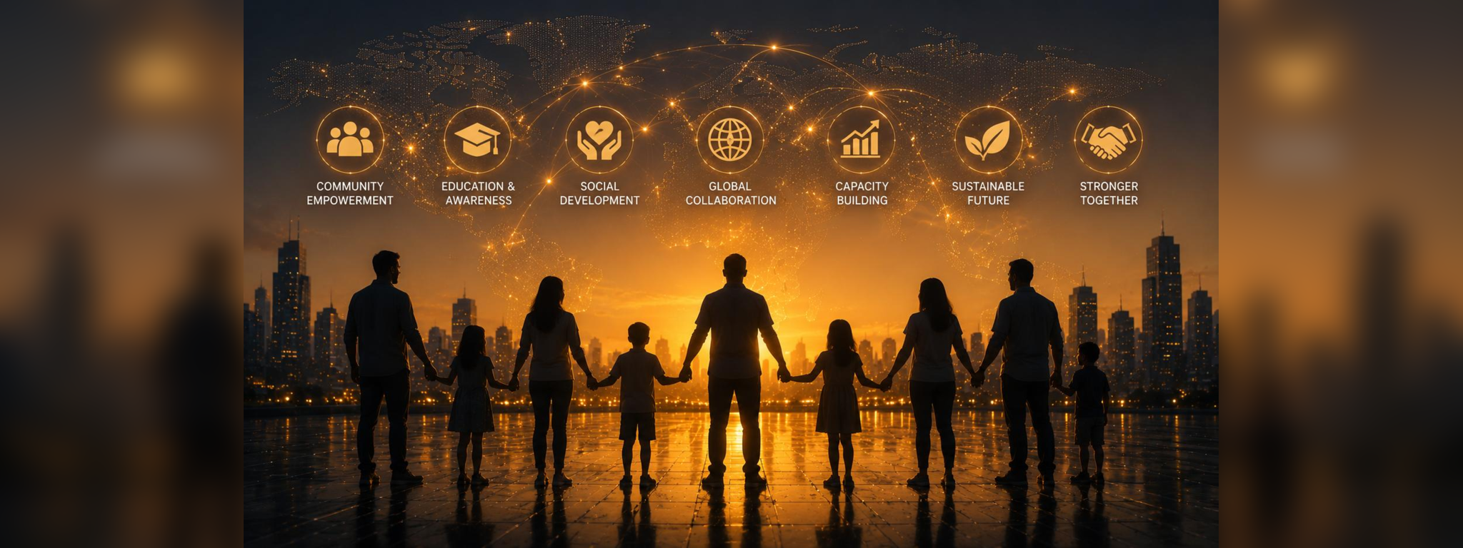 Communities and families connected through education, development, and a sustainable global network