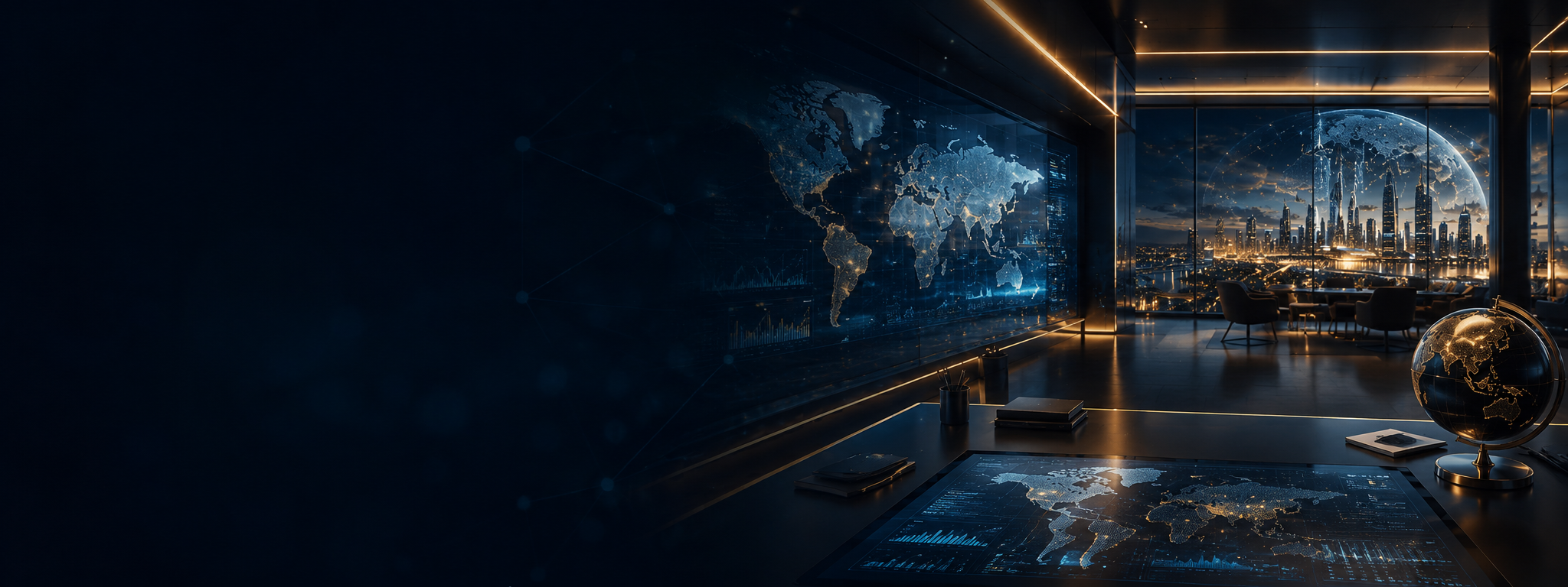 A future-oriented global research environment with strategic analysis and digital infrastructure insight